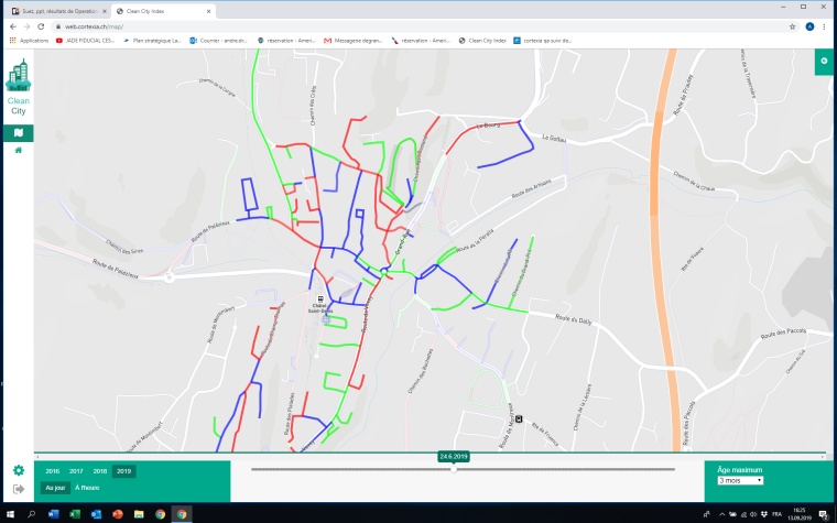 Über ein Webinterface haben Cortexia Kunden Zugriff auf den Ist-Zustand in...