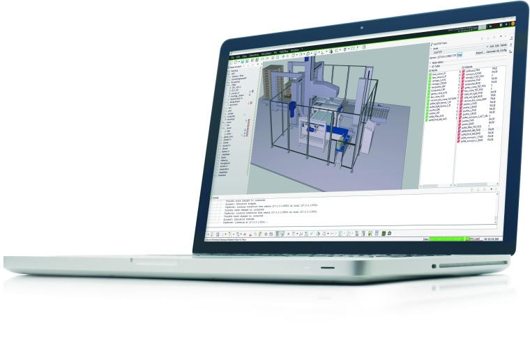 Die 3D-Simulationssoftware industrialPhysics nutzt für die Erstellung des...
