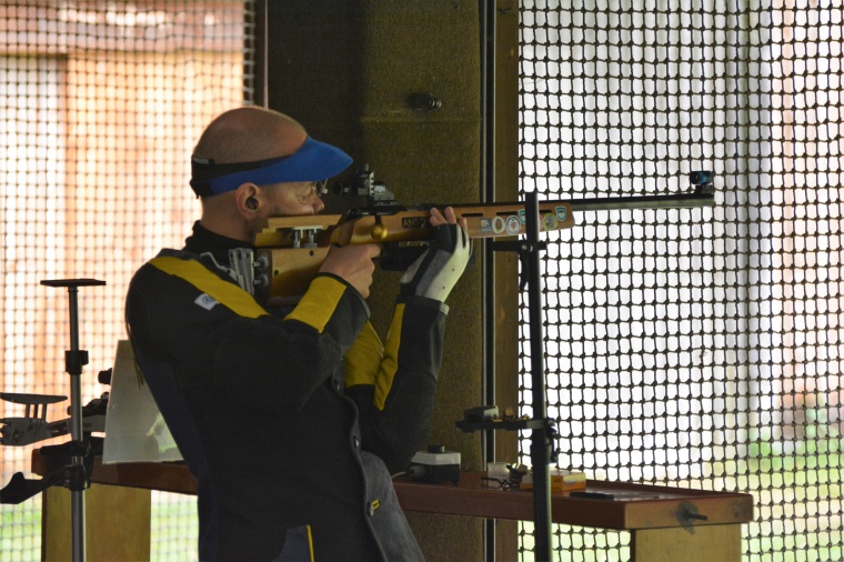 Sportschütze beim Training. Bildquelle: Schneider Messtechnik