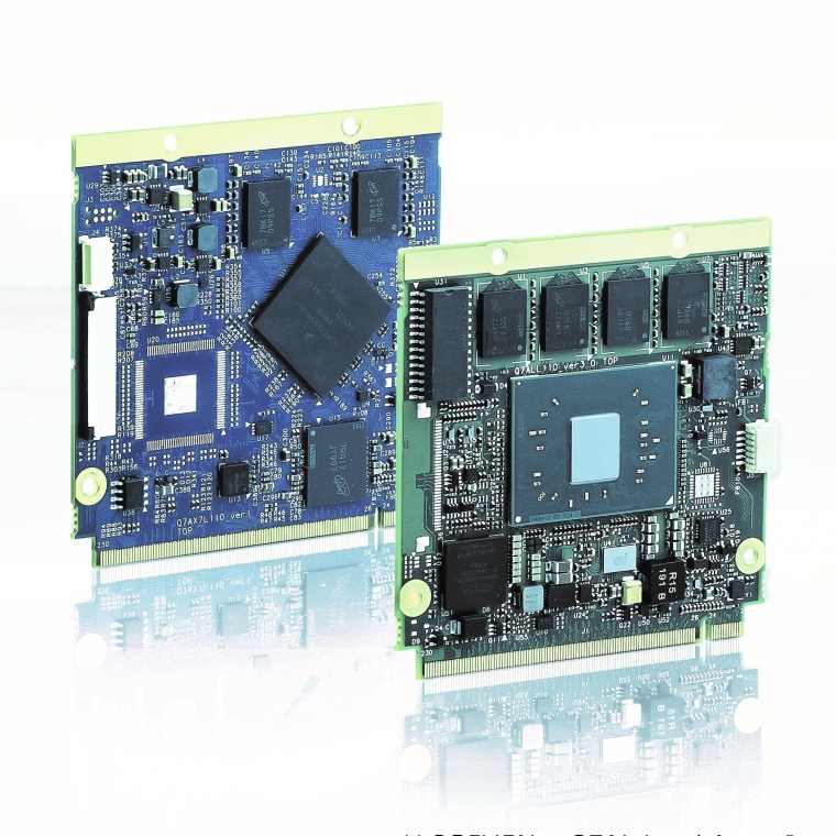 Das Kontron Modul Qseven-Q7AL ist je nach Anforderung mit Intel Atom, Pentium...