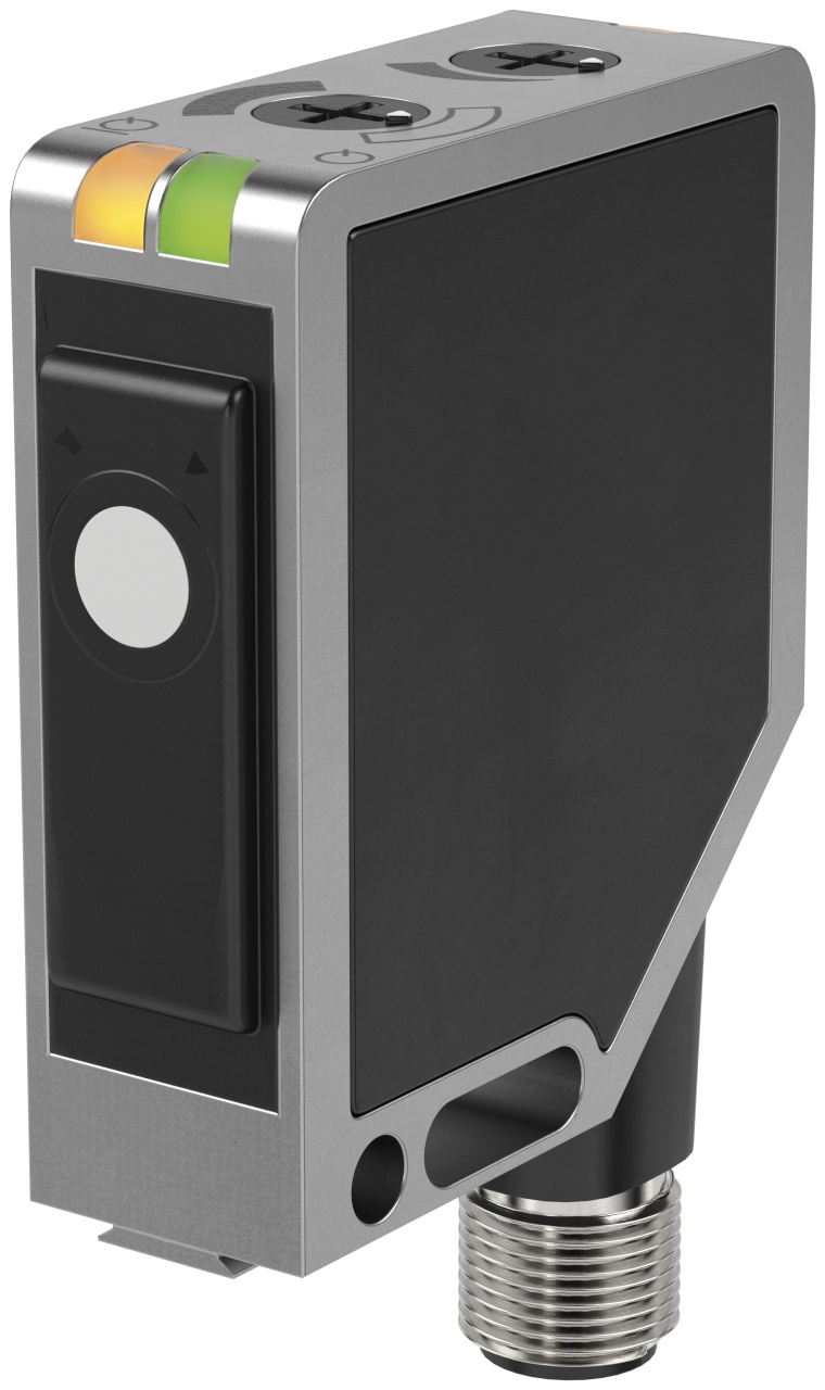 Über jeder Tinteneinheit wird ein Ultraschallsensor des Typ UB120-F12P-EP-V15...