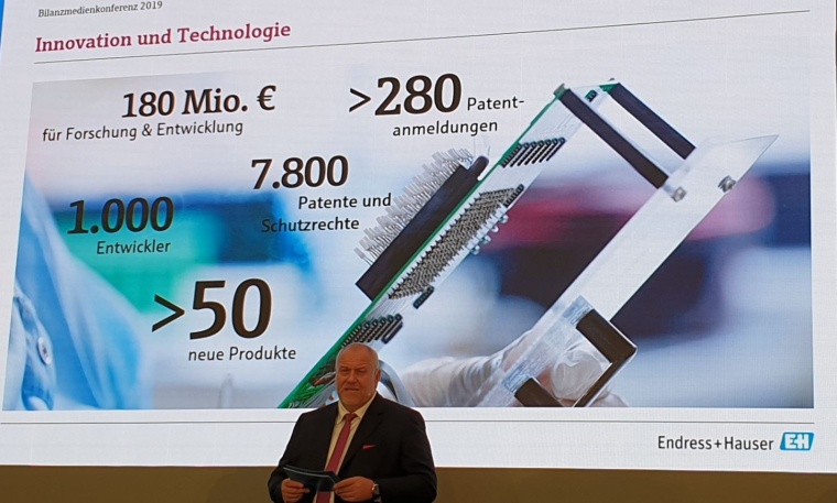 CEO Matthias Altendorf war mit der Entwicklung des Jahres 2018 mehr als...