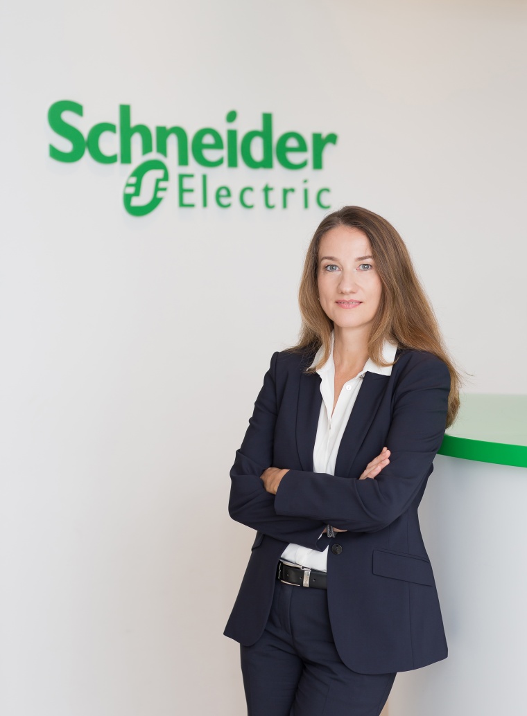 Dr. Barbara Frei, Zone President Schneider Electric DACH, wird den Bereich...