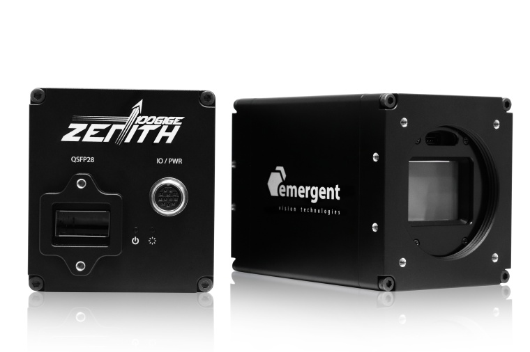 Die Hochgeschwindigkeitskamera Zenith 100 GigE von Emergent Vision Technologies...
