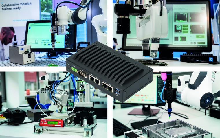 Der Embedded-PC TQ MBox-ADV ist als intelligenter Knotenpunkt universell...