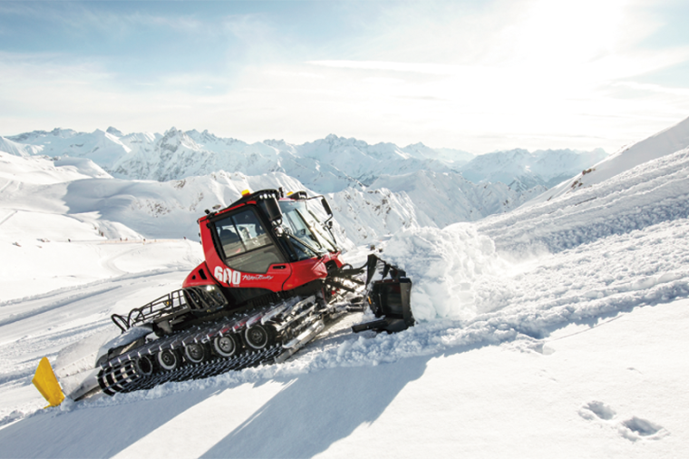 Pistenbully im Einsatz. Bild: Pistenbully