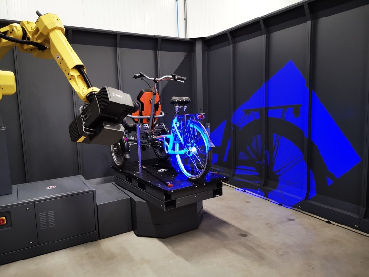 Die vollflächigen Scans ermöglichen dem Fahrradhersteller die...