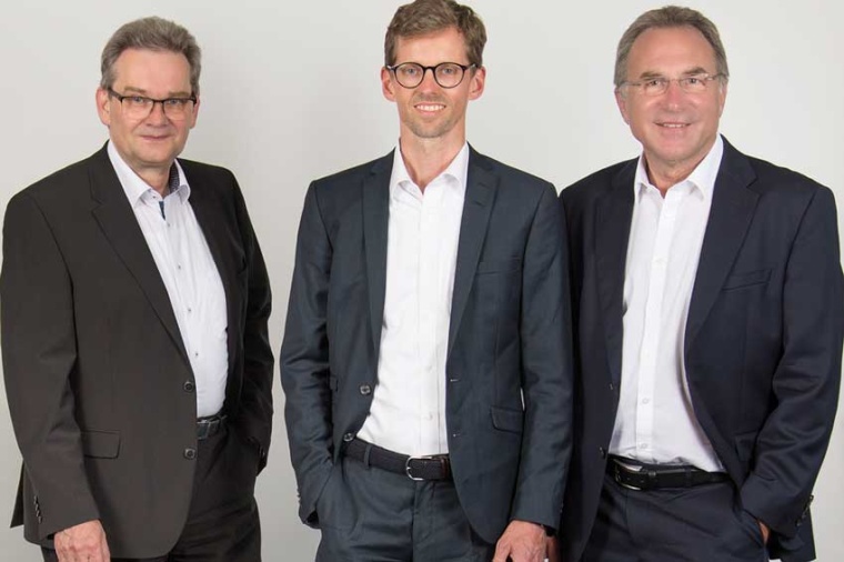 (l. t. r.) Dr Johannes Giet, Tomas Lundin, Hans Jürgen Christ (Source: Isra...