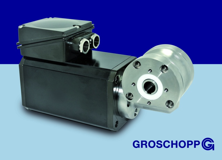 Die Motoren und Getriebe von Groschopp sind optional in Edelstahl oder mit...