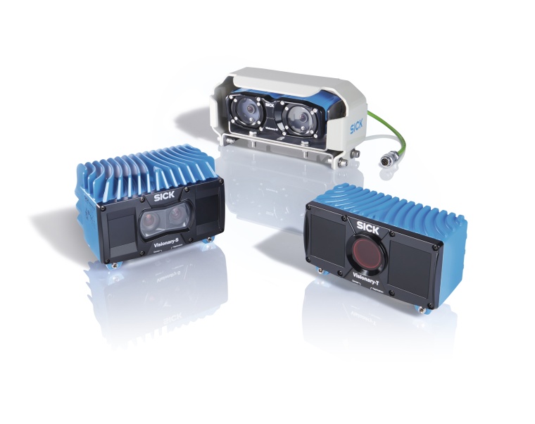 Visionary-B, Visionary-T und Visionary-S von Sick sind 3D-Snapshot-Sensoren,...