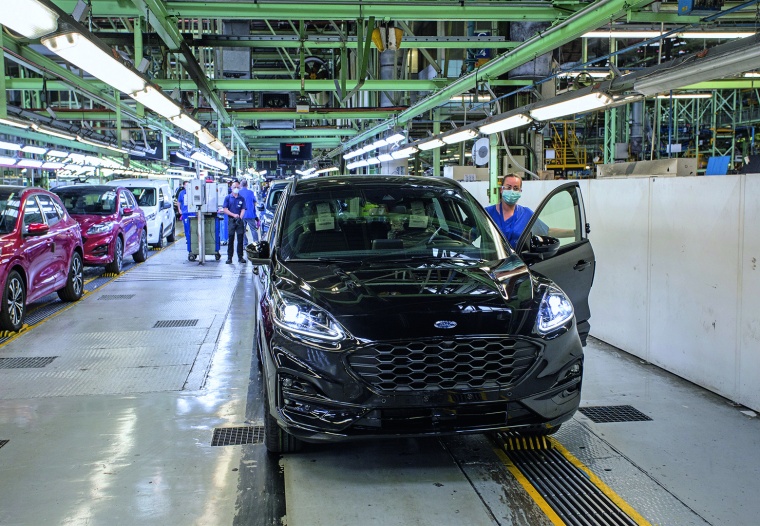 Im spanischen Valenica wird unter anderem der Ford Kuga produziert. Bild: ifm