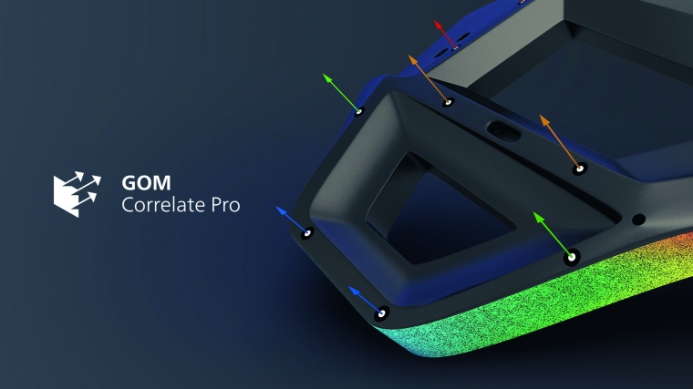 Die Software „Correlate“ wertet 2D- oder 3D-Daten auf Basis der digitalen...