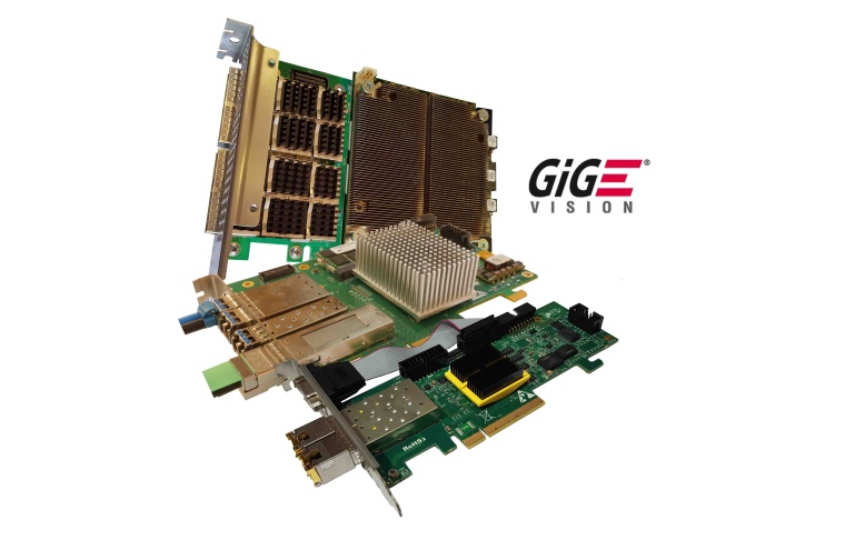 Die FPGAs von Gidel können bis zu vier 100GigE-Kameras oder sechzehn...
