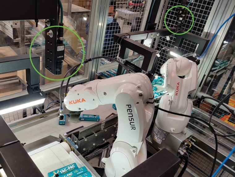 Die implementierte Lösung vereint beide Stufen des Pick-and-Place-Systems in...