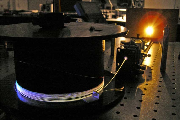 Eine Million mall heller als die Sonne strahlt der neue Laser: In diesem...