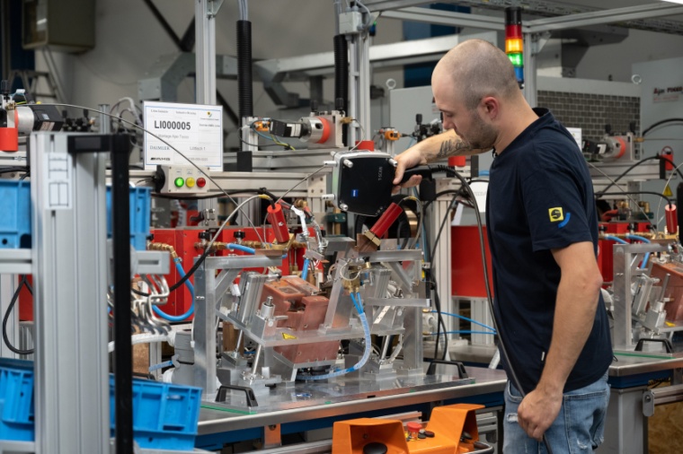  In zehn Minuten aufgebaut: Steffen Sauer, Koordinator Messtechnik der...
