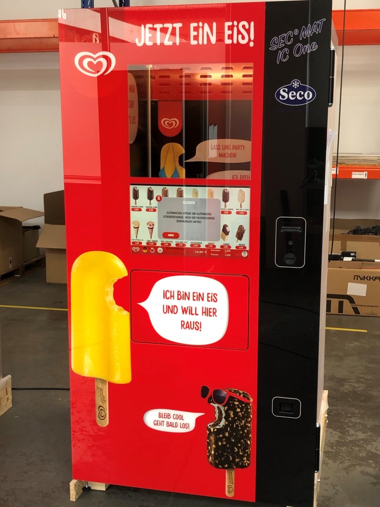 Eis-Automaten sind im Sommer gefragt. Bild: Igus