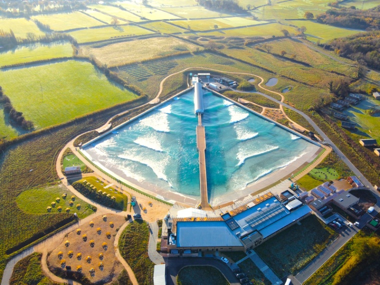 The Wave Bristol: Jede Surflagune vom Typ Wavegarden Cove besteht aus einem...