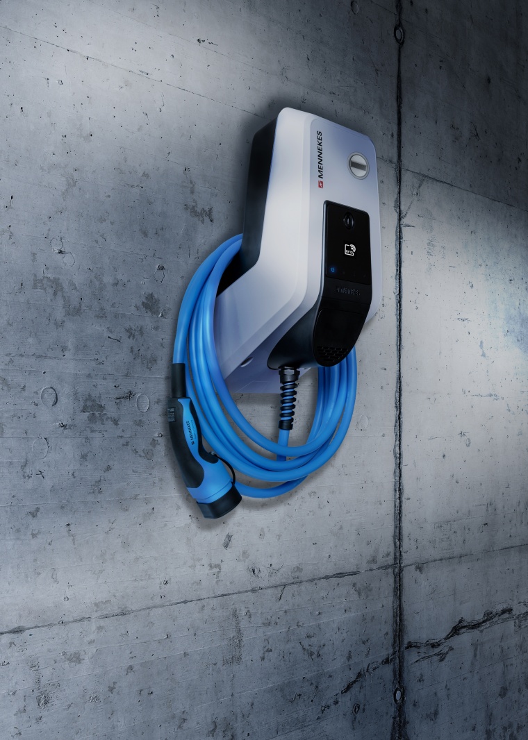 Eine Wallbox. Bild: Hummel
