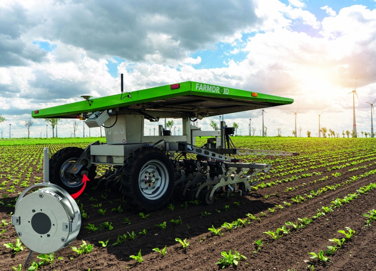 Agrarroboter des dänischen Herstellers FarmDroid. Bild Kendrion