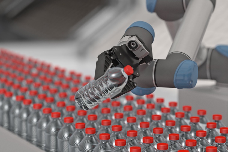 Ein Cobot im Einsatz. Bild: IDS