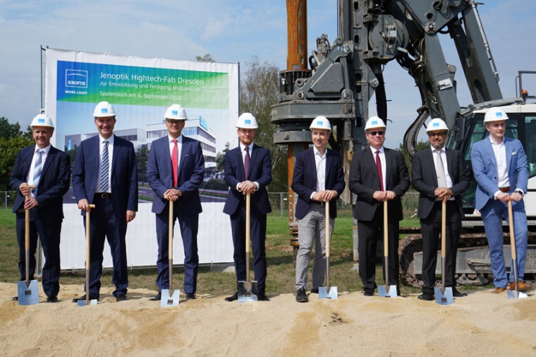 Spatenstich für die neue Hightech-Fab in Dresden am 6. September 2022. Im Bild...
