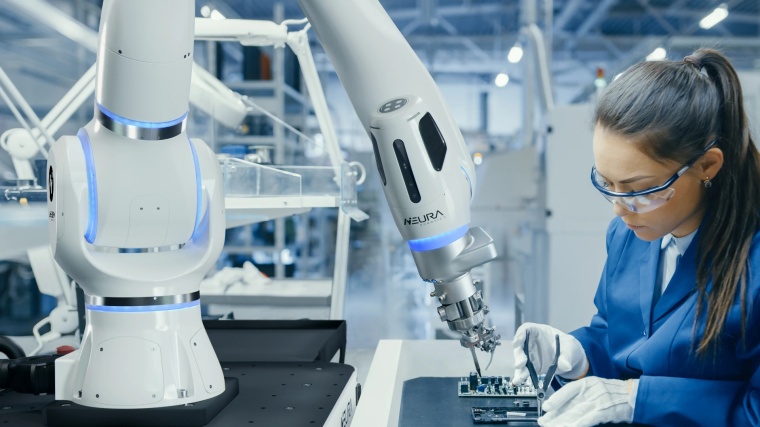Der autonome Roboter Maira ­ermöglicht mit ­seinen Sensoren und einer...