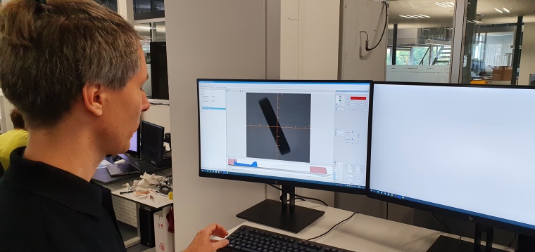 Der Batteriezellen-Scan lässt sich mit der Software GOM Volume ­Inspect...