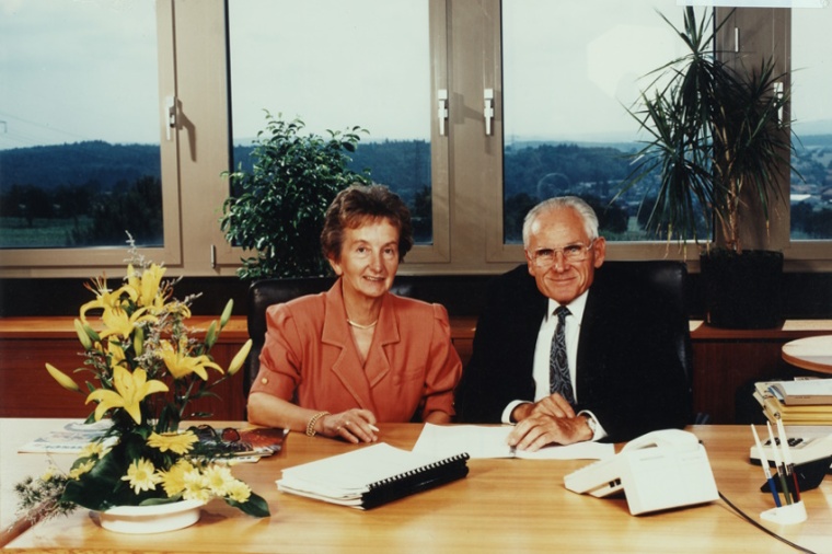 Heinz G. und Liselotte Lossau. Bild: Polytec