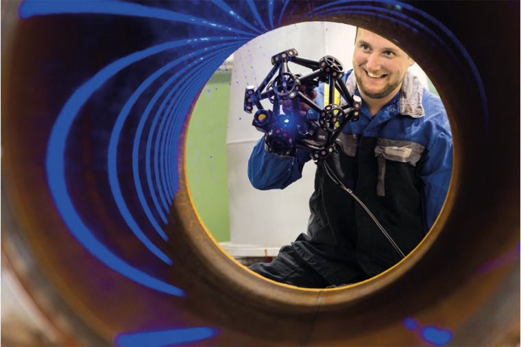 Die Portabilität der 3D-Scanner ermöglicht es auch, sie direkt in der...