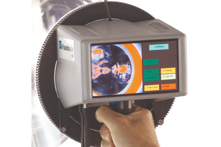 Rückansicht des handgeführten Goscout-3D-Scanners. Bild: Fraunhofer IOF