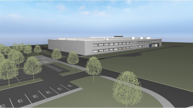 Rund 48 Millionen Euro investiert JUMO in den Neubau im Technologiepark Fulda...