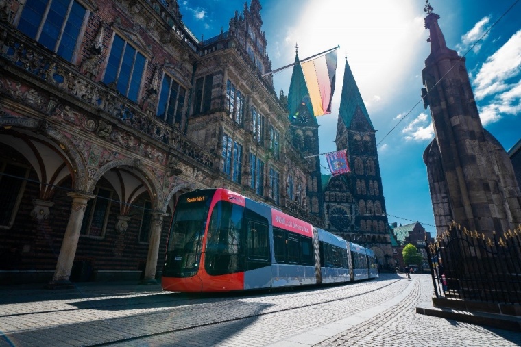 Avenio in der Bremer Innenstadt. (Bild: Siemens)