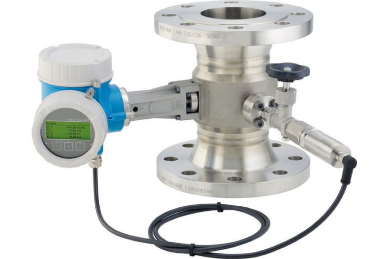 Vortex-Volumen-Durchflussmessgerät Prowirl F 200 mit integriertem Gasrechner....