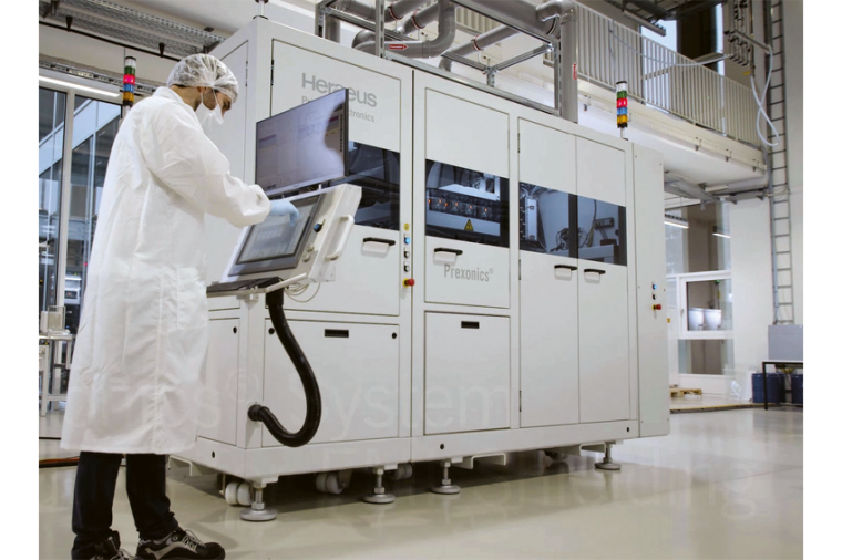 Die Prexonics-Anlagen von Heraeus Printed Electronics ermöglichen eine sichere...