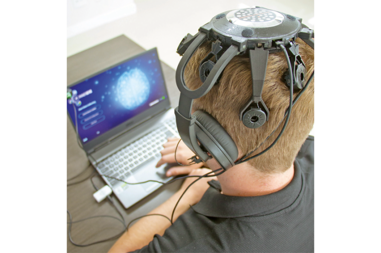 Mit dem EEG kann die Software von Innereye direkt auf die Ergebnisse der...