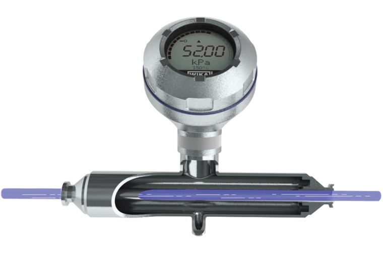 Der Inline-Prozesstransmitter Typ DMSU22SA mit HART-7-Kommunikationsprotokoll...
