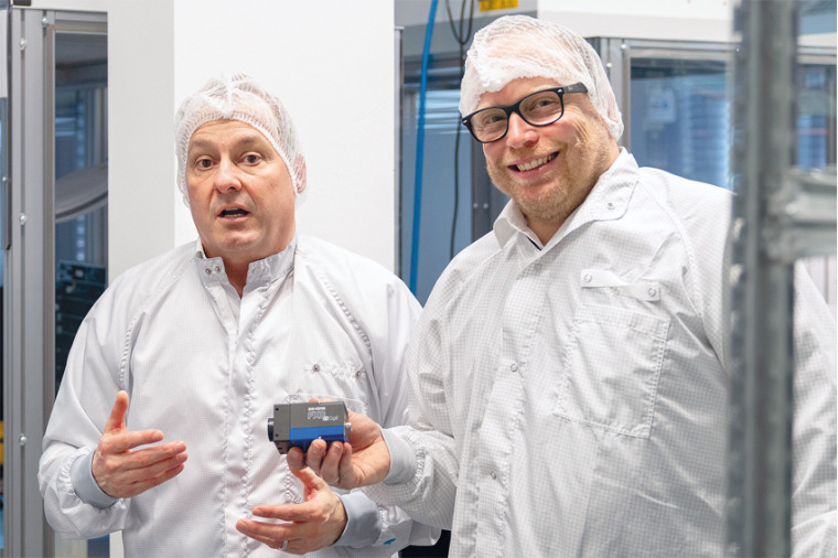 Produktionsleiter Thorsten Schmitt (links) und Standortleiter ­Thorsten...