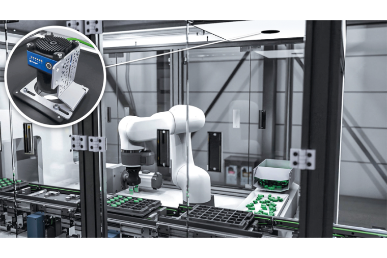 Eine Pick-and-Place-Anwendung­ mit der Smartkamera B60 ­inklusive der...