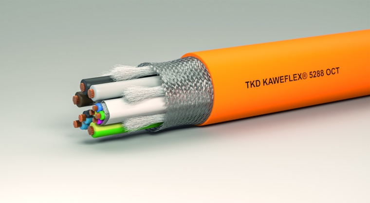 Das Kaweflex Control Robust TPE Kabel stellt als ­Maschinensteuerleitung eine...