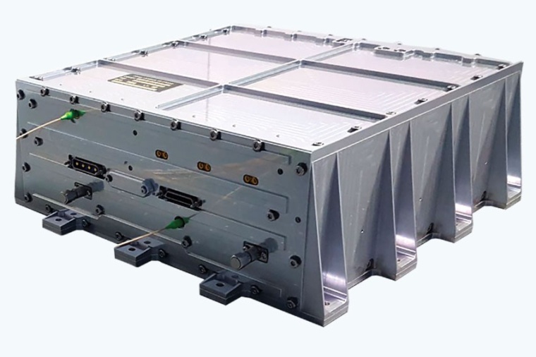 Voll integrierter optischer Transceiver an Bord des geostationären...