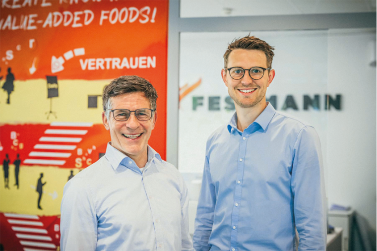 Gesellschafter Uli Fessmann (li.) und Fessmann-Geschäftsführer Denis Gabriel...