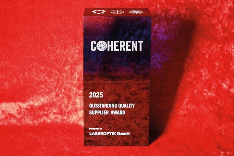 Coherent Supplier Award 2025 (Bild/Source: Laseroptik) 