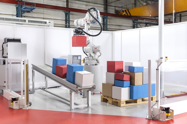 Mit dem ABB Robotic Depalletizer lassen sich viele Depalettier-Aufgaben, die...