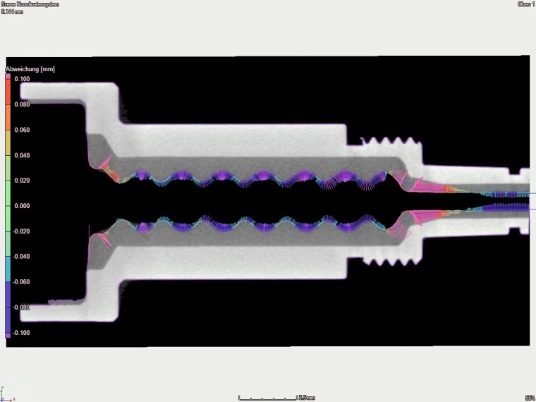 Ein CT-Scan (Bild: LK Metrology)