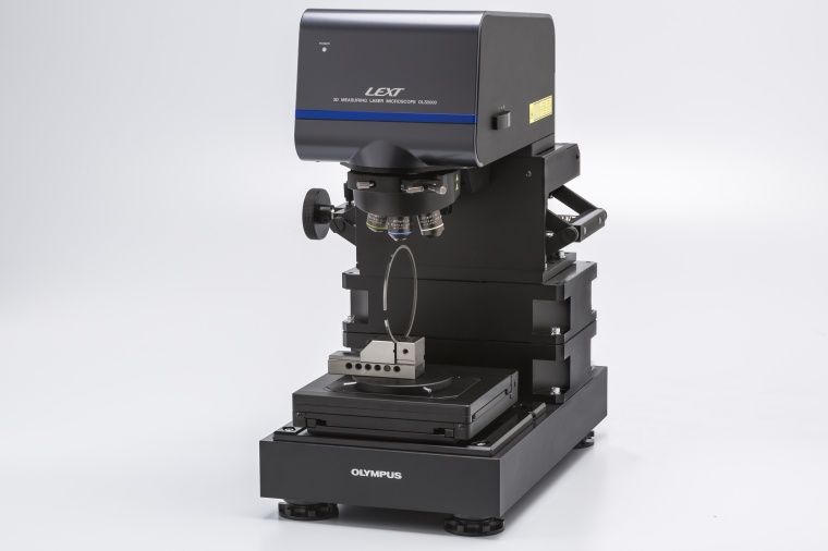 The extension frame of the Olympus LEXT OLS5000 enables detailed inspection of...