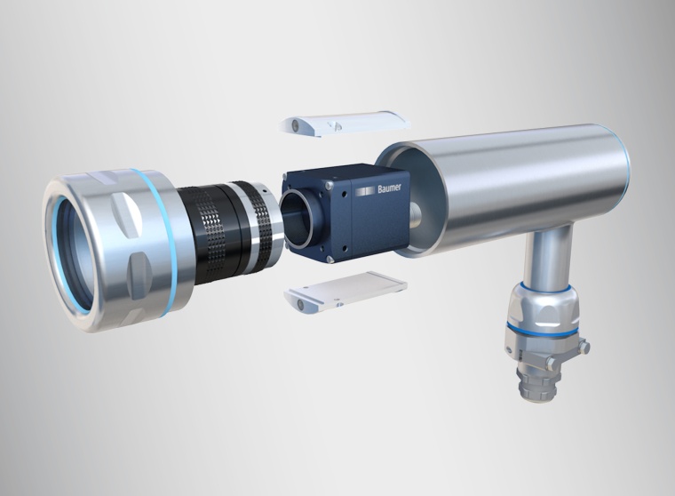 The IP 69K protective housing, with a hygienic design and stainless-steel...