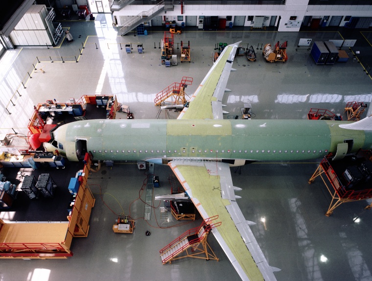 Building an airplane; critical features must be controlled at the CMM