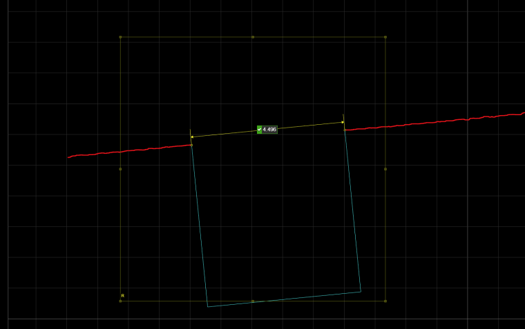 Detection and measurement of a rivet hole using Gocator (Picture: LMI)