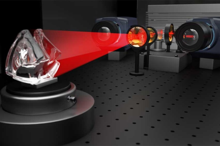 Glass360Dgree visualization of the 3D scanning process (Source: Fh. IOF)